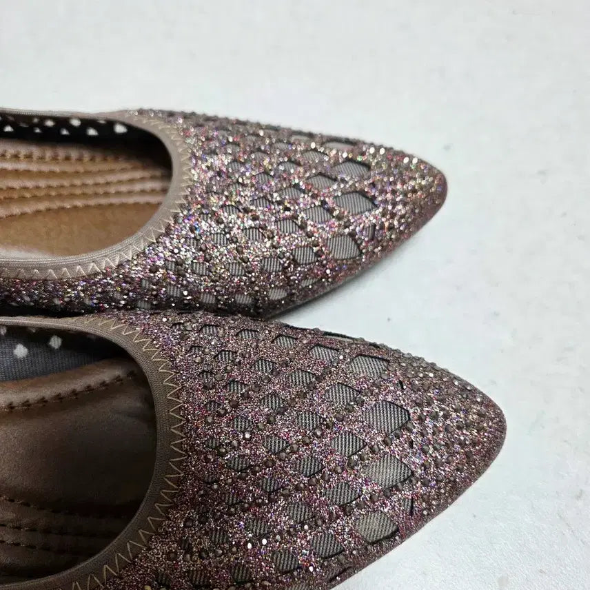 [BUNJANG] Glitter Mesh Heels / 245)글리터 매쉬 구두