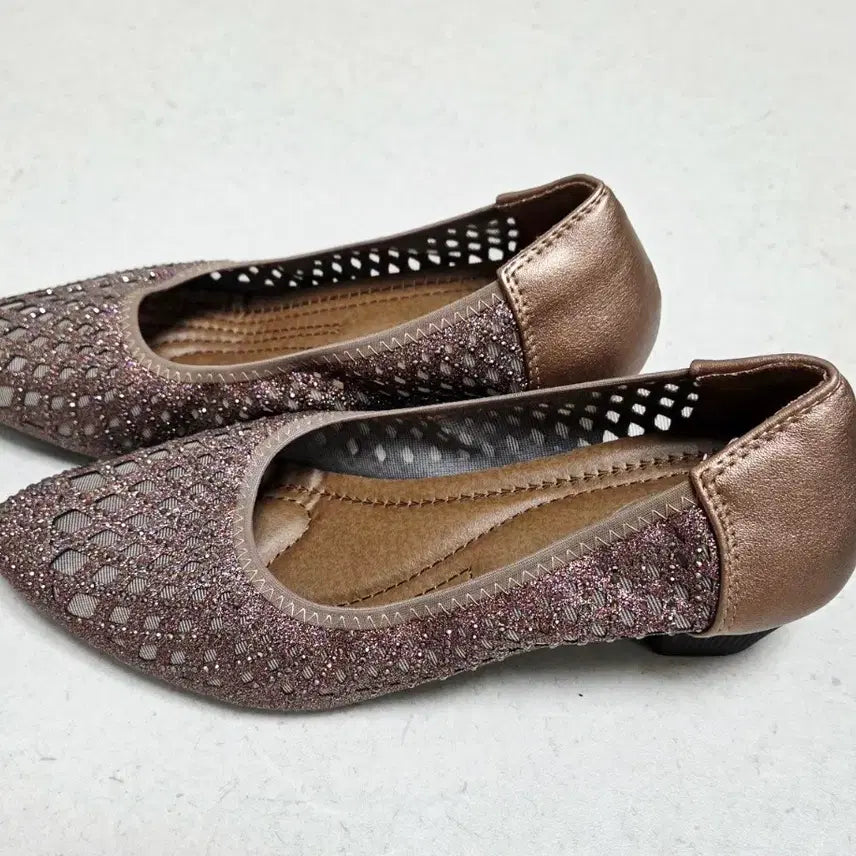 [BUNJANG] Glitter Mesh Heels / 245)글리터 매쉬 구두