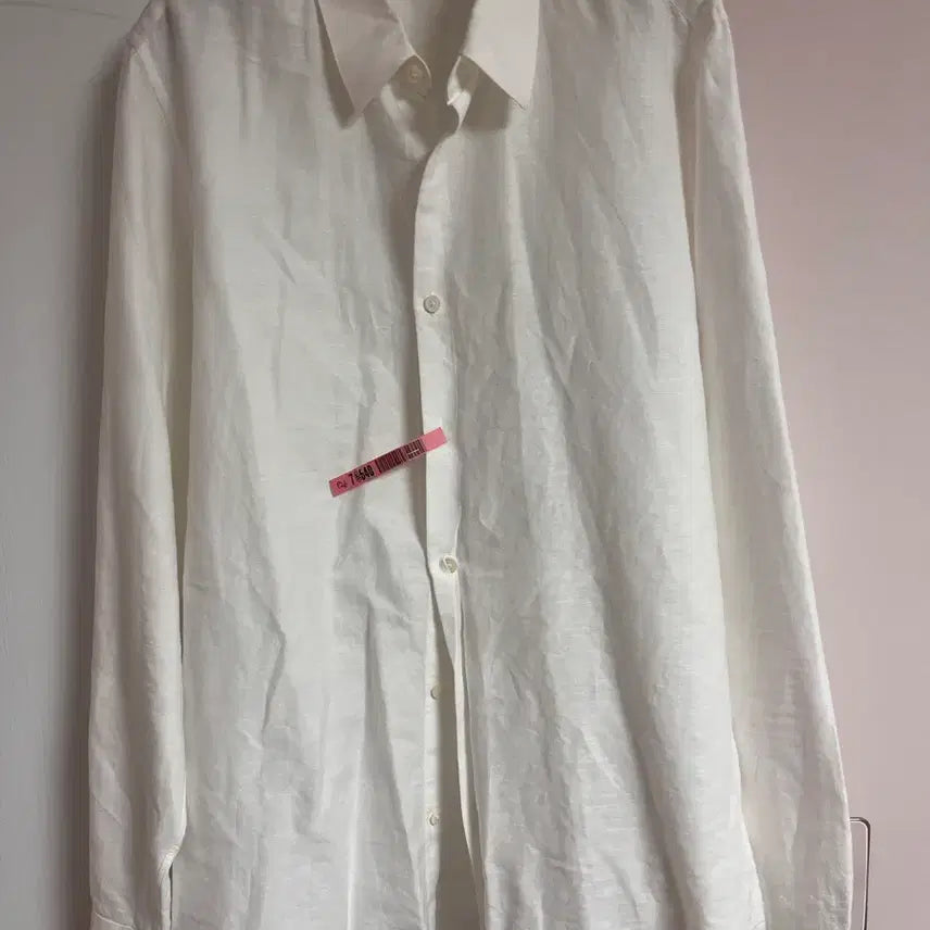 [BUNJANG] Theory Linen Shirt White L / 띠어리/린넨 셔츠  화이트/L