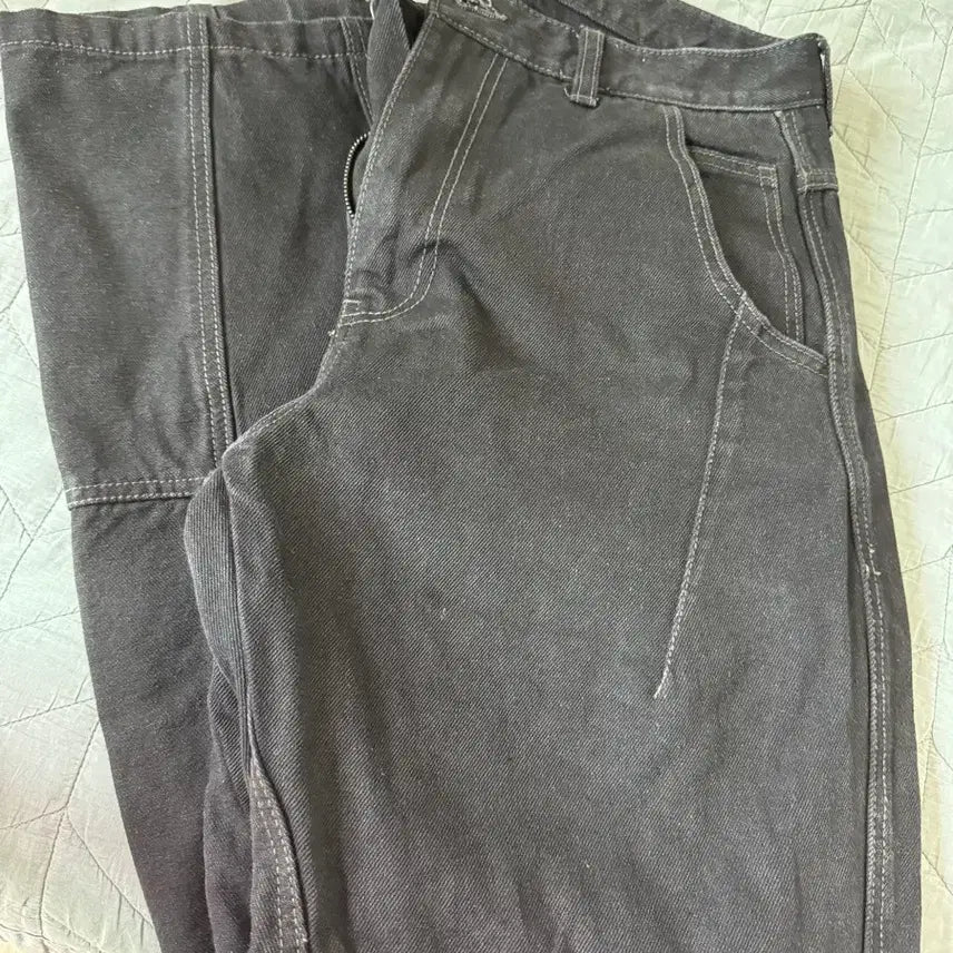 [BUNJANG] ETC E Curved Panel Denim Pants L / 이티씨이 커브드 패널 데님 팬츠 L