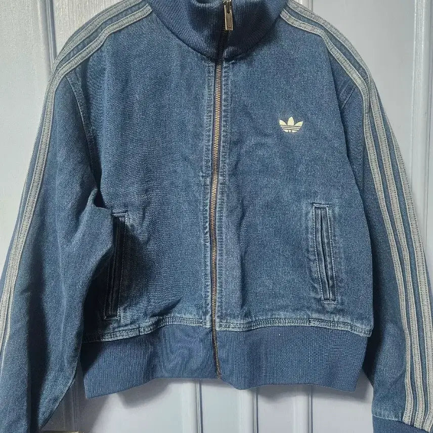 [BUNJANG] Adidas Firebird Denim Track Top Jacket / 아디다스 파이어버드 데님 트랙탑 자켓 새상품
