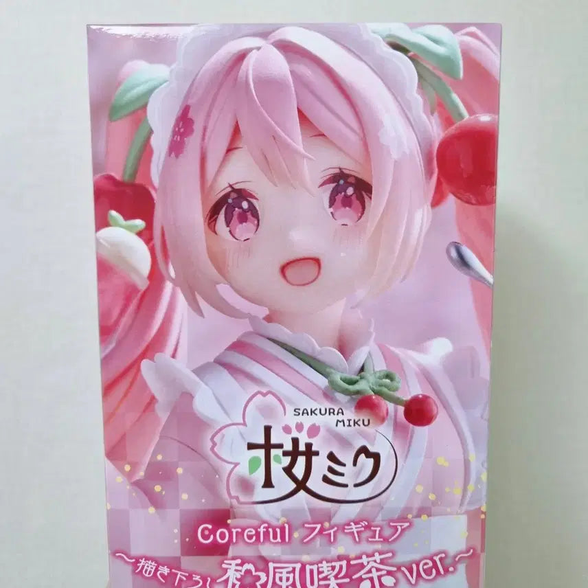 [BUNJANG] Taito Sakura Miku Coreful Teahouse Figure / 미개봉) 사쿠라 미쿠 Coreful 찻집 피규어 타이토 미쿠 메이드 카페