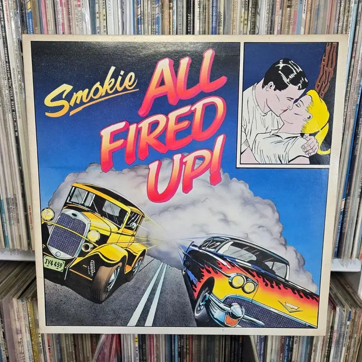 [BUNJANG] Smokie All Fired Up! Reunion LP Vinyl Mint Condition / 스모키 All Fired Up! 재결성후 LP판 민트급