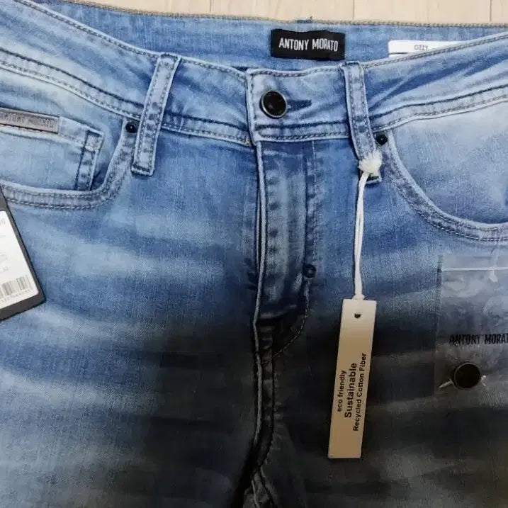 [BUNJANG] Antony Morato Slim Fit Jeans - Blue, Size 32 (New) / (정품) 안토니모라토 청바지 32사이즈 블루  새것  미착용.