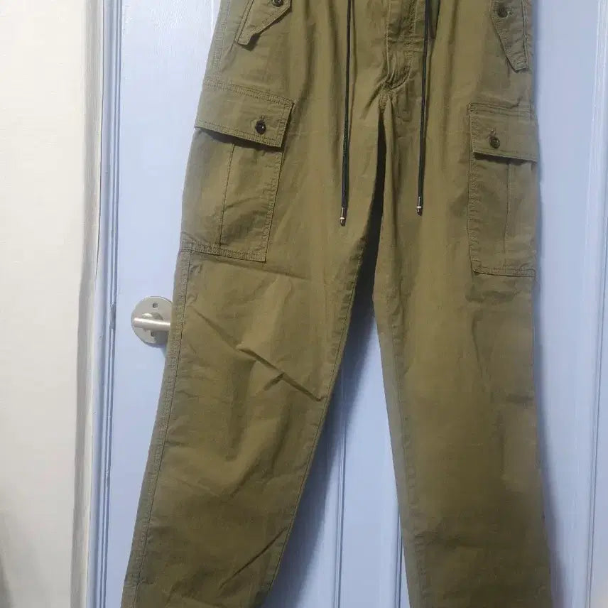 [BUNJANG] Tommy Hilfiger Khaki Cotton Cargo Pants / 타미힐피거 카키색 면 카고 바지