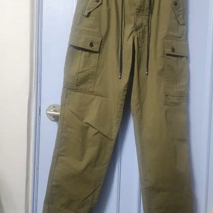 [BUNJANG] Tommy Hilfiger Khaki Cotton Cargo Pants / 타미힐피거 카키색 면 카고 바지