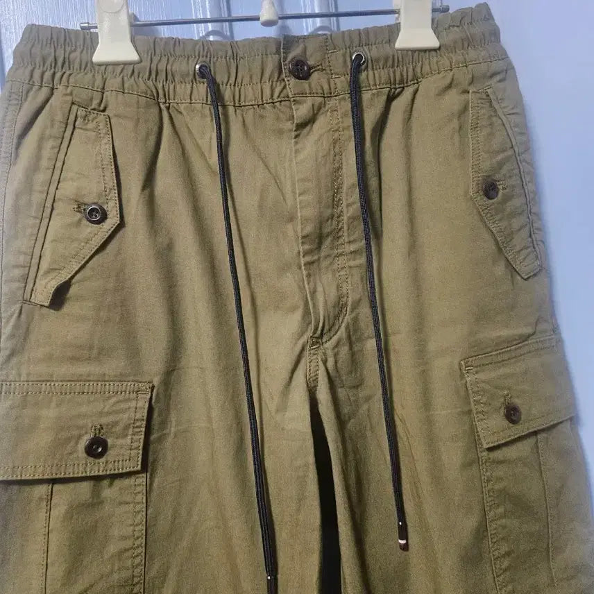 [BUNJANG] Tommy Hilfiger Khaki Cotton Cargo Pants / 타미힐피거 카키색 면 카고 바지