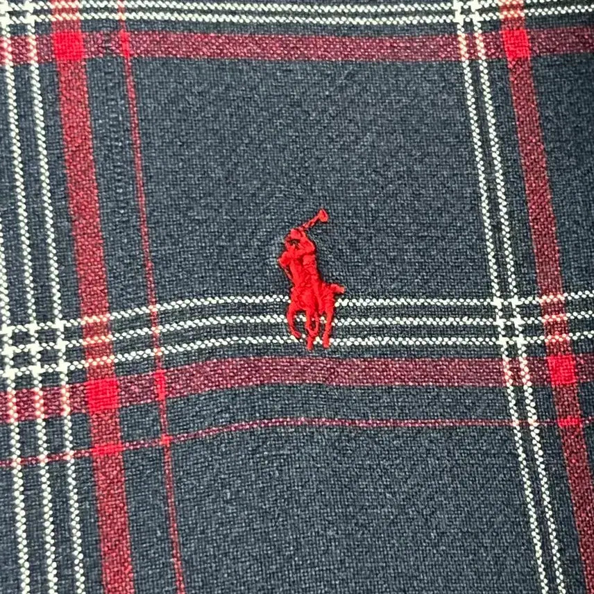 [BUNJANG] Polo Ralph Lauren Check Shirt Navy / 폴로 체크셔츠 네이비