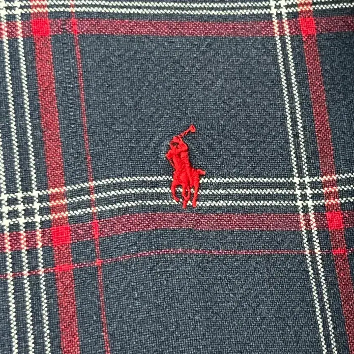 [BUNJANG] Polo Ralph Lauren Check Shirt Navy / 폴로 체크셔츠 네이비