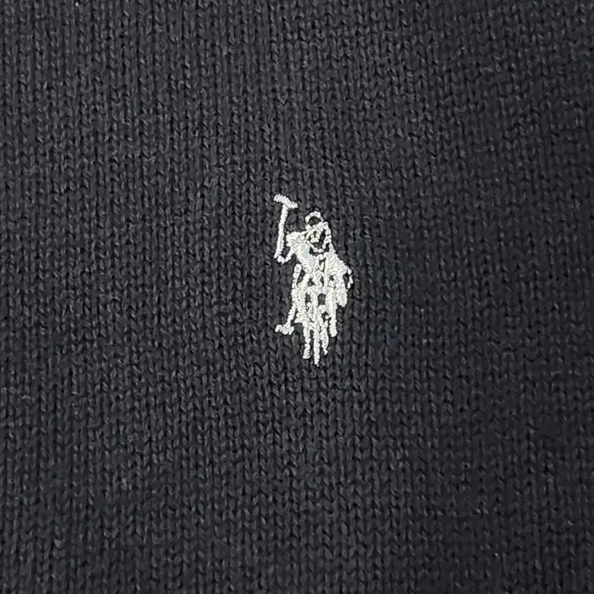 [BUNJANG] US Polo Assn. Genuine Cotton Half-Zip Knit Sweater 105 / [새상품] US POLO ASSN 정품 코튼 반집업 니트 105