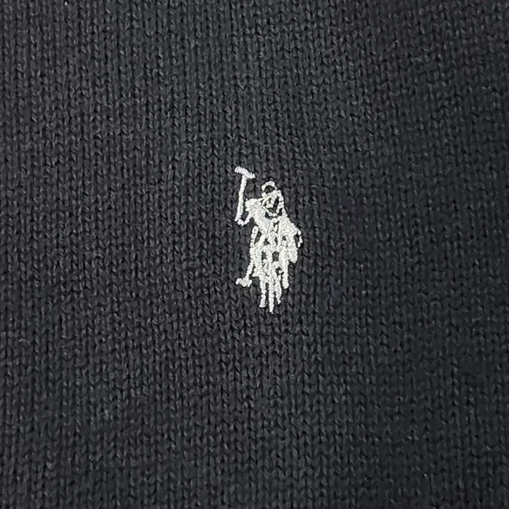 [BUNJANG] US Polo Assn. Genuine Cotton Half-Zip Knit Sweater 105 / [새상품] US POLO ASSN 정품 코튼 반집업 니트 105