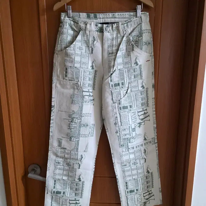 [BUNJANG] RMTCRW Patterned Cotton Pants (L) / (새상품) 무신사  RMTCRW 특이한 패턴 면바지(L)