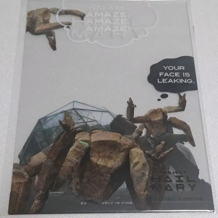[BUNJANG] Project Hail Mary Transparent Photocard 4-Set (Sealed) / (안전포장)프로젝트 헤일메리 투명 포토카드 4종세트 미개봉