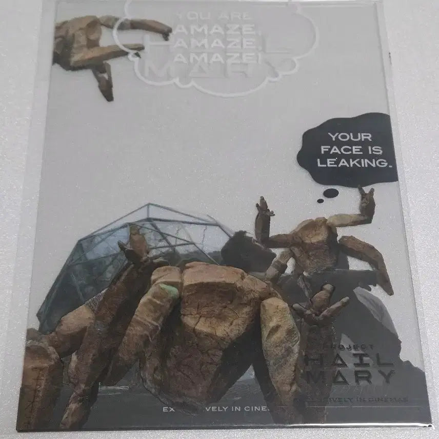 [BUNJANG] Project Hail Mary Transparent Photocard 4-Set (Sealed) / (안전포장)프로젝트 헤일메리 투명 포토카드 4종세트 미개봉
