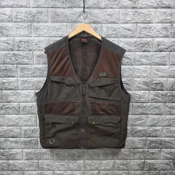 [BUNJANG] K2 Pocket Vest Brown/Khaki Size 110 / K2 포켓 조끼 브라운/카키  사이즈 110