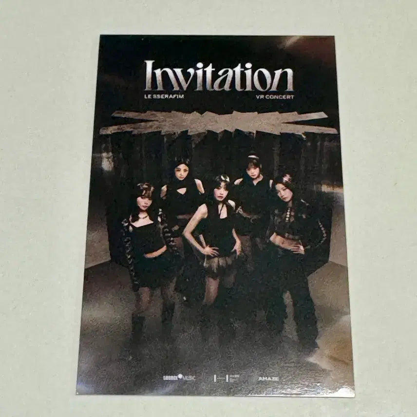 [BUNJANG] LE SSERAFIM Kazuha VR Concert Photocard / 르세라핌 VR 콘서트 카즈하 포카