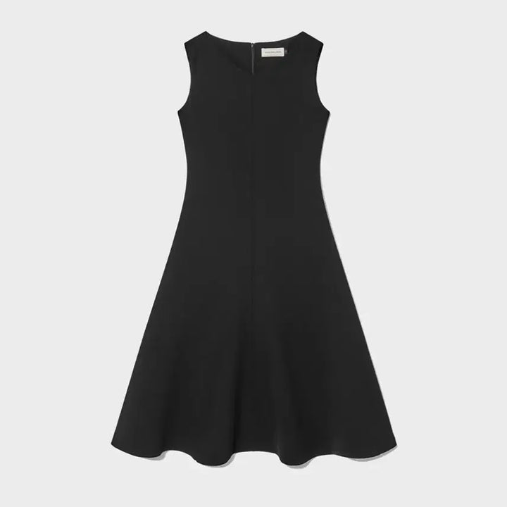 [BUNJANG] Kinder Salmon Karina A-Line Dress Black / 킨더살몬 원피스