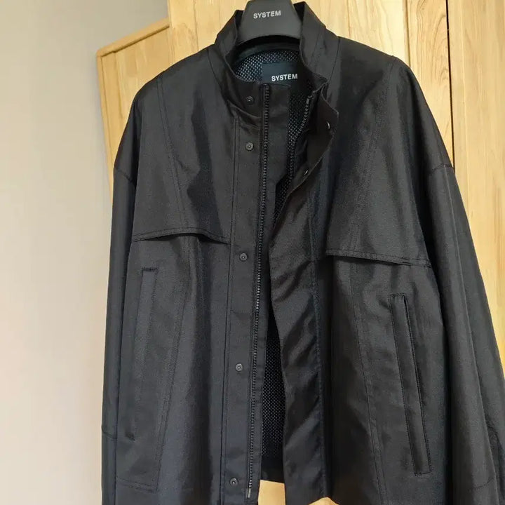[BUNJANG] System Black Shell Jacket (Shell Parka) / SYSTEM 시스템옴므 블랙 쉘 자켓(쉘파카) 50