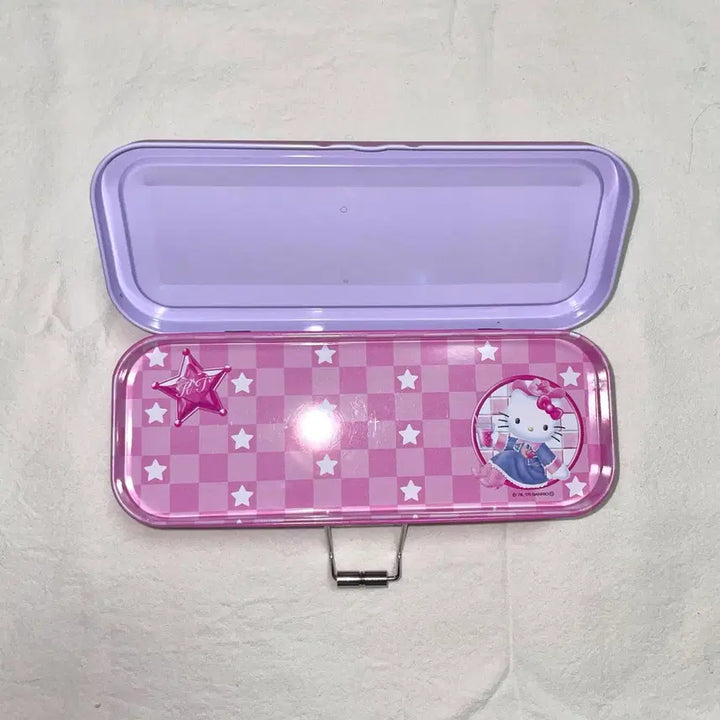 [BUNJANG] Classic Hello Kitty Universal Studios 3-Tier Tin Pencil Case / (고전) 헬로키티 유니버셜 스튜디오 3단 철제 필통 새상품