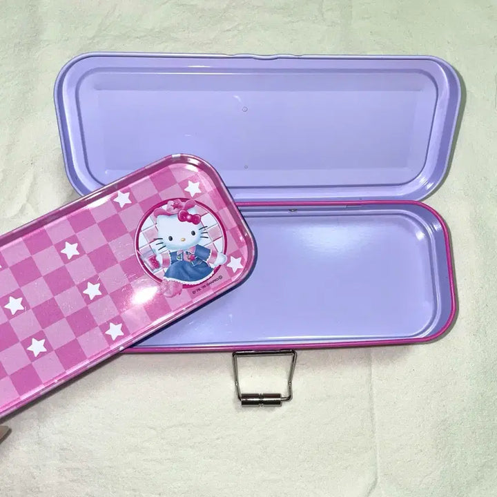 [BUNJANG] Classic Hello Kitty Universal Studios 3-Tier Tin Pencil Case / (고전) 헬로키티 유니버셜 스튜디오 3단 철제 필통 새상품