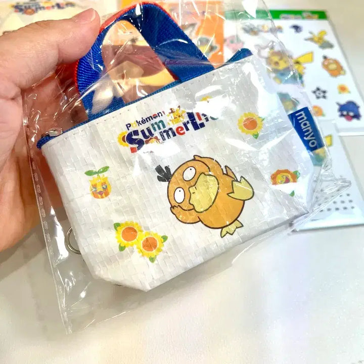 [BUNJANG] Pokemon Goods Bundle Sticker, Mini Bag Keyring, Shopping Bag, Mini Calendar / 포켓몬 굿즈 일괄(스티커, 키링미니백, 장바구니, 미니달력)