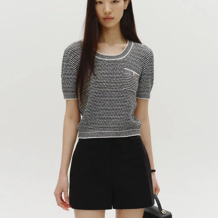 [BUNJANG] SIE Mei Cotton Short Pants Black S New / sie 시에 메이 코튼 숏팬츠 블랙 S 새상품