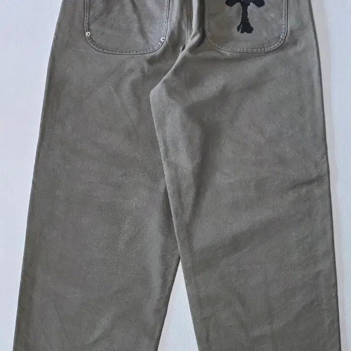 [BUNJANG] Aoiro The Death of Chrome Pants Washed Olive Size 1 / 아오이로 더 데스 오프 크롬 워크 팬츠 워시드 올리브 1 사이즈