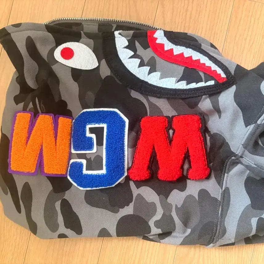 [BUNJANG] BAPE Shark Full Zip Hoodie Black L / BAPE 베이프 샤크 후드 집업 블랙L사이즈