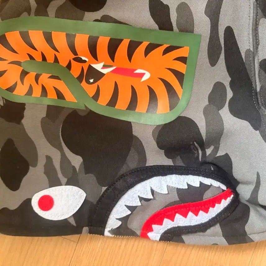 [BUNJANG] BAPE Shark Full Zip Hoodie Black L / BAPE 베이프 샤크 후드 집업 블랙L사이즈
