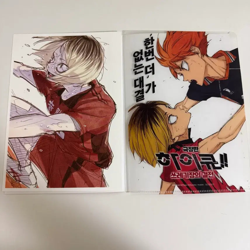 [BUNJANG] Haikyuu!! The Dumpster Battle Special Visual Board Clear File / 하이큐 극장판 쓰레기장의 결전 특전 비주얼보드 클리어파일