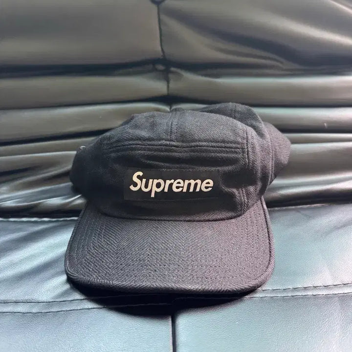 [BUNJANG] Supreme Wool Camp Cap Black / 슈프림 울 캠프캡 블랙