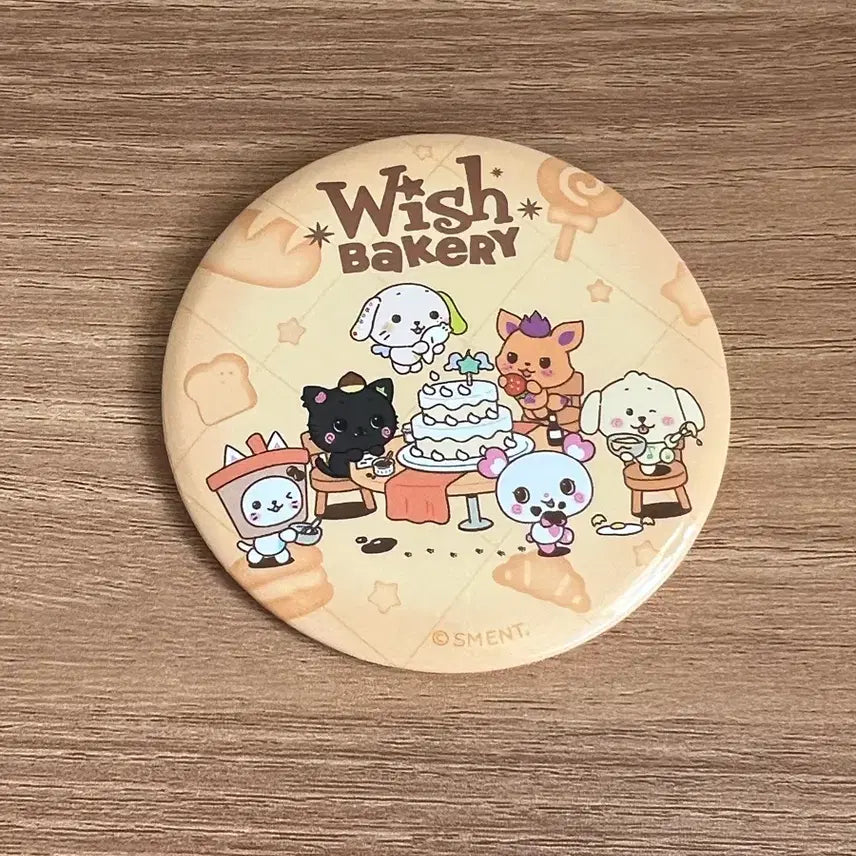 [BUNJANG] NCT WISH Wish Bakery Custom T-Shirt Can Badge / 엔시티위시 위시베이커리 커스텀티셔츠 캔뱃지
