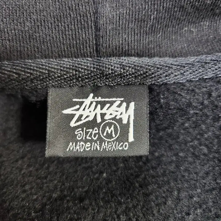 [BUNJANG] Stussy x BornxRaised Logo Zip-Up Hoodie Black / 스투시 x 본앤레이즈드 로고 후드 집업 블랙