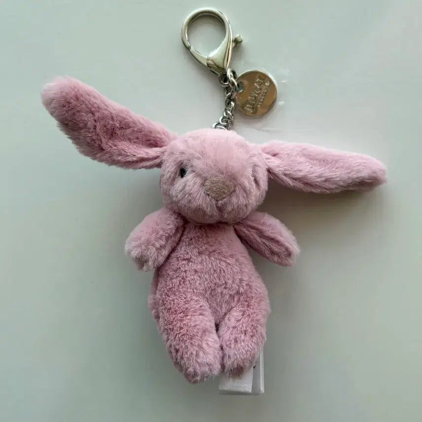 [BUNJANG] Jellycat Bunny Keyring Pink New with Tags and Dust Bag / 젤리캣 버니 키링 핑크 새상품 택O 더스트백포함 / 가방꾸미기 백참