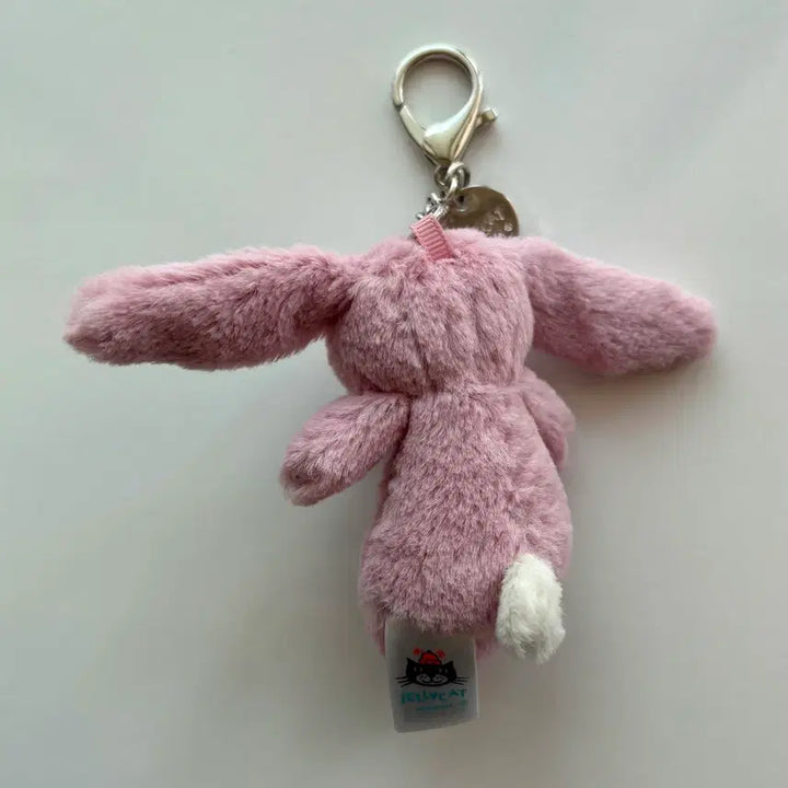 [BUNJANG] Jellycat Bunny Keyring Pink New with Tags and Dust Bag / 젤리캣 버니 키링 핑크 새상품 택O 더스트백포함 / 가방꾸미기 백참