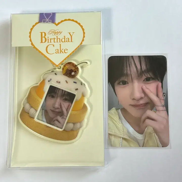 [BUNJANG] NCT WISH 2024 Sakuya Birthday Photocard Mini Cake Holder MD / 엔시티 위시 2024 사쿠야 생일 포카 증사 미니 케이크 홀더 엠디 md