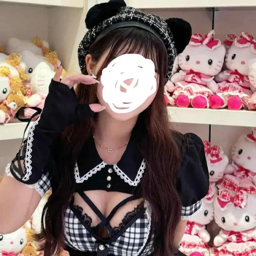 [BUNJANG] Universal Studios Hello Kitty Beret / 유니버셜스튜디오 키티 베레모