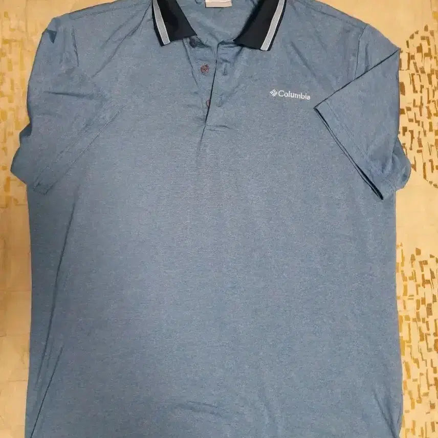 [BUNJANG] Columbia Blue Polo T-Shirt Size 105 / [상태최상] 컬럼비아 블루 폴로티 105