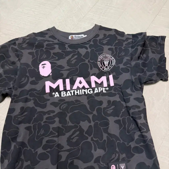 [BUNJANG] BAPE Miami Short Sleeve T-Shirt Camo / 베이프 마이애미 반팔 티셔츠 카모L