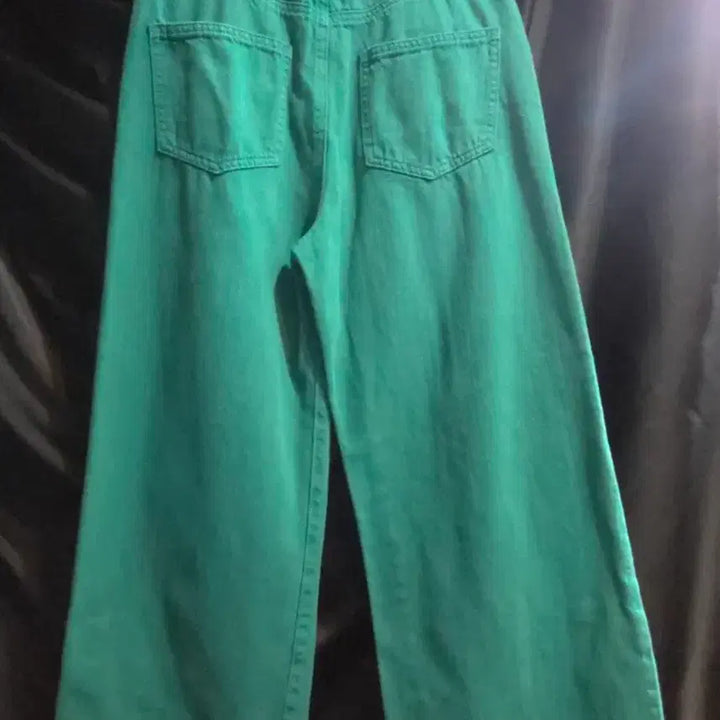 [BUNJANG] Plastic Island Wide Leg Denim Pants / 플라스틱아일랜드 와이드 데님 팬츠