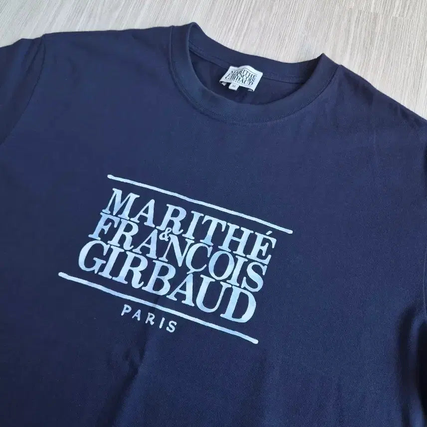 [BUNJANG] Marithe + Arena Classic Logo Short Sleeve T-Shirt Navy / XL 마리떼 x 아레나 클레식 로고 반팔 티셔츠 네이비