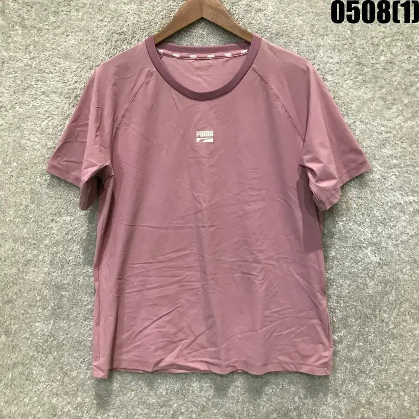[BUNJANG] Puma Short Sleeve T-Shirt Pink Medium / 푸마 반팔 티셔츠 핑크색 m