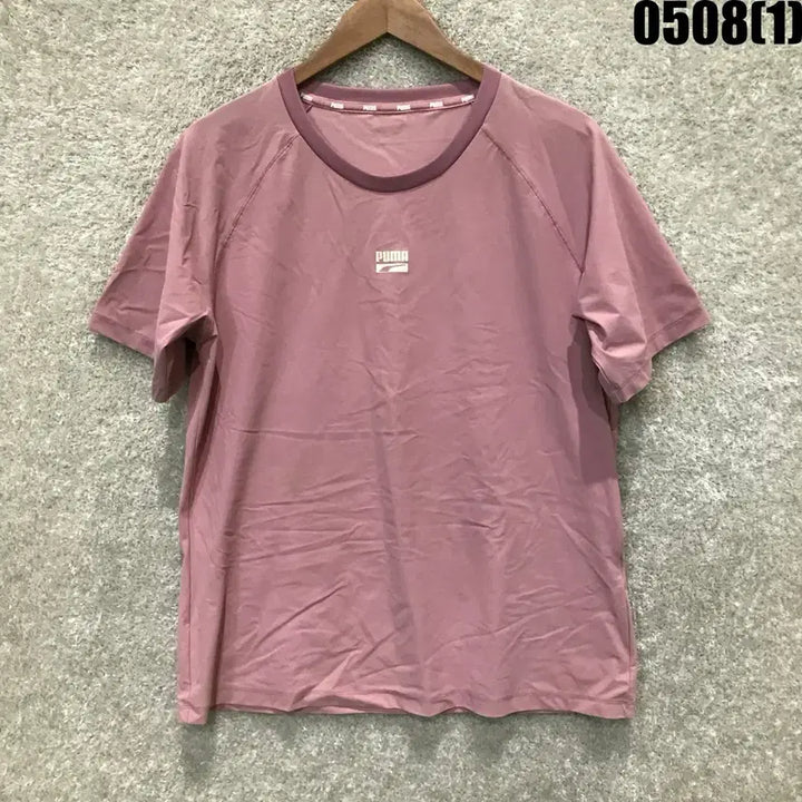 [BUNJANG] Puma Short Sleeve T-Shirt Pink Medium / 푸마 반팔 티셔츠 핑크색 m