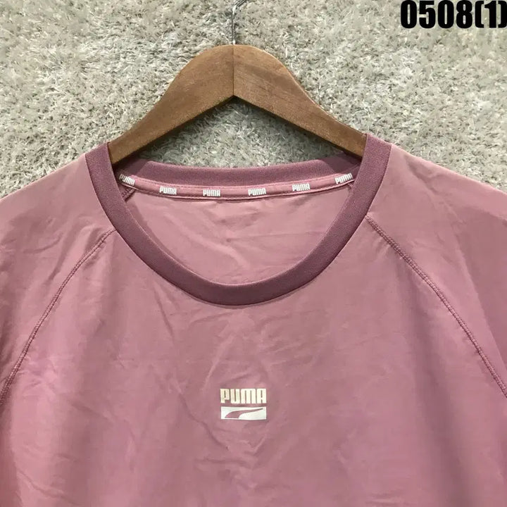 [BUNJANG] Puma Short Sleeve T-Shirt Pink Medium / 푸마 반팔 티셔츠 핑크색 m