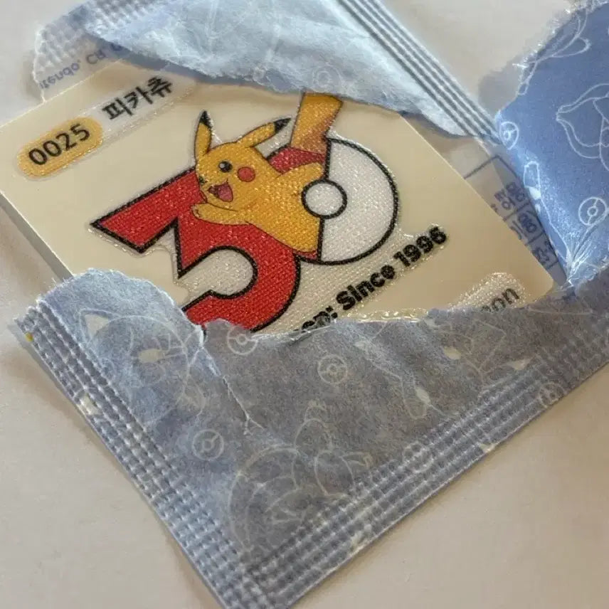 [BUNJANG] Pikachu 30th Anniversary Stickers / 피카츄 30주년 띠부실