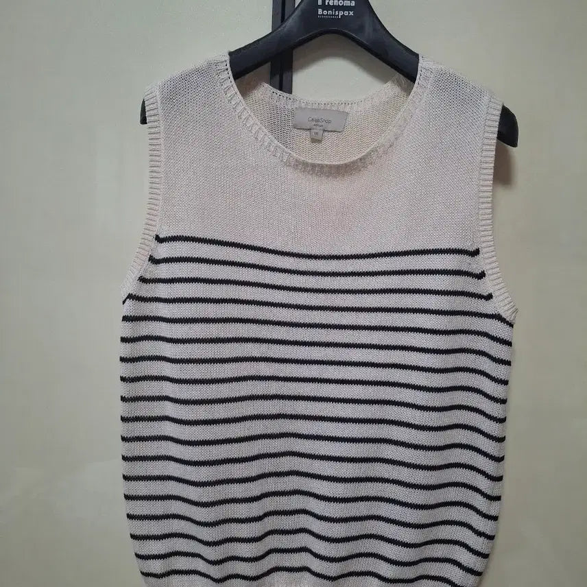 [BUNJANG] Celebshop Striped Knit Vest / 셀렙샵 스트라이프 니트 조끼 66  넉넉55