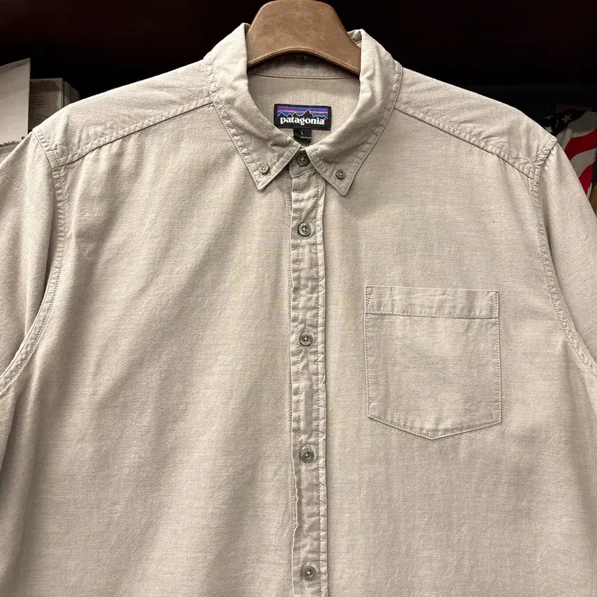 [BUNJANG] Patagonia Organic Cotton Basic Button-Down Oxford Shirt / 파타고니아 오가닉코튼 베이직 버튼다운 옥스포드 셔츠 N1290