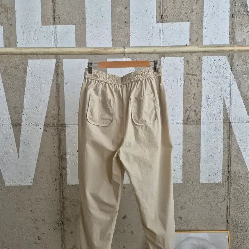 [BUNJANG] Poul &amp; Joe Relaxed Fit Baggy Pants Beige / 폴앤조이 시원 배기팬츠