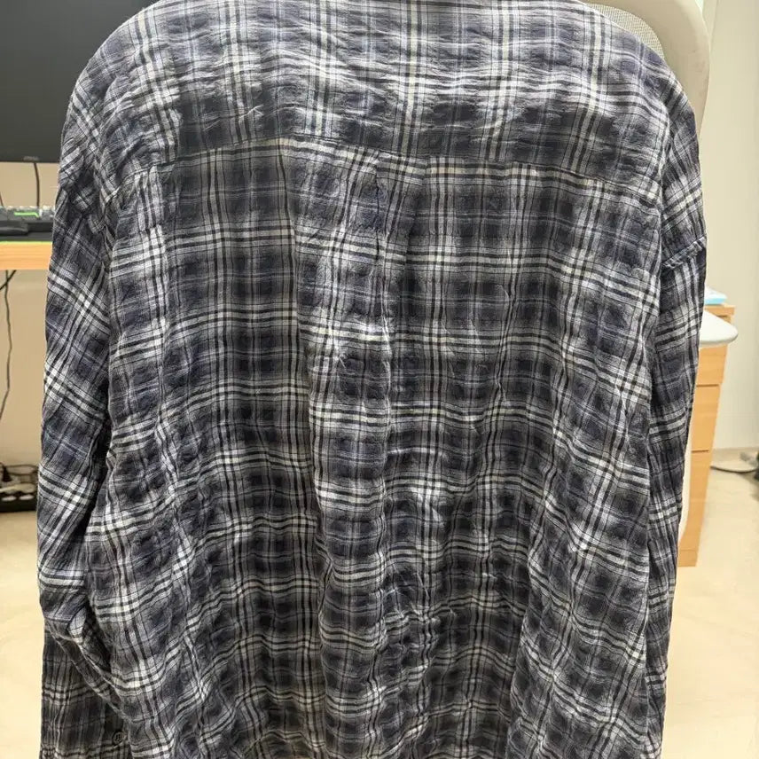 [BUNJANG] Moma Design Air Crinkle Shirt Black Navy / [50]모마디자인 에어크링클 셔츠 블랙네이비 판매