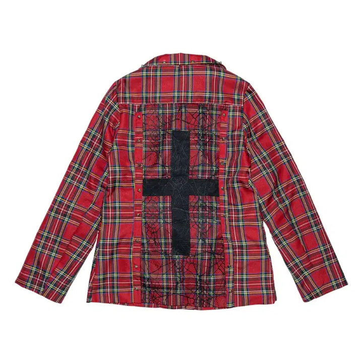 [BUNJANG] ACDC RAG Tartan Check Punk Jacket / (새상품) Acdc rag 타탄체크 펑크 자켓